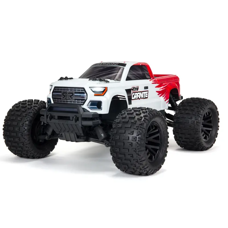 1/10 Granite 4X4 V3 Mega 550 Brushed Monster Truck Rtr, Red 1
