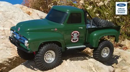 1/10 Scx10 Ii 1955 Ford F-100 Truck 4Wd Rtr, Green 1