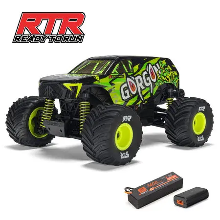 1/16 Gorgon Grom 4X4 Rtr Brushed Monster Truck (Battery & Charger Included), Yellow 1