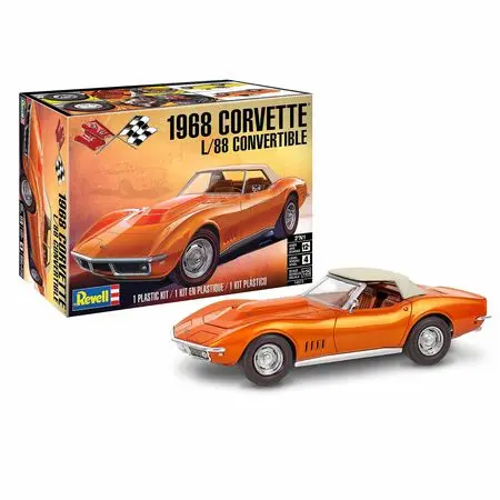 1/25 1968 Corvette L-88 Roadster Model Kit 1