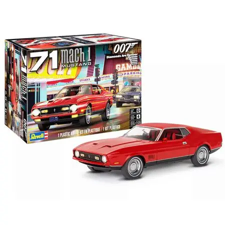1/25- James Bond '71 Ford Mustang Mach 1 1