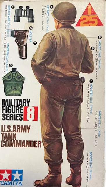 1/25 Scale- U.S. Army Tank Commander Military Figure Series 8 1
