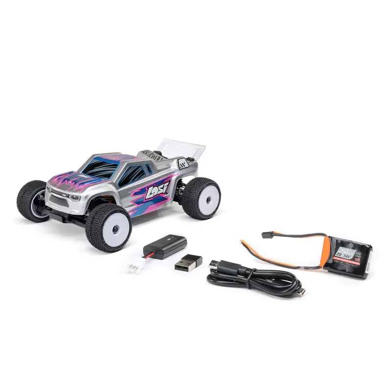 1/28 Micro-T 2S 2Wd Rtr Stadium Truck - Silver 1