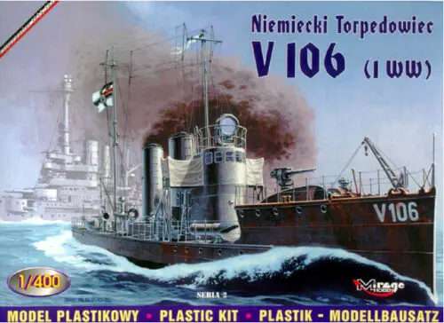 1/400 Niemiecki Torpedowiec V106 1