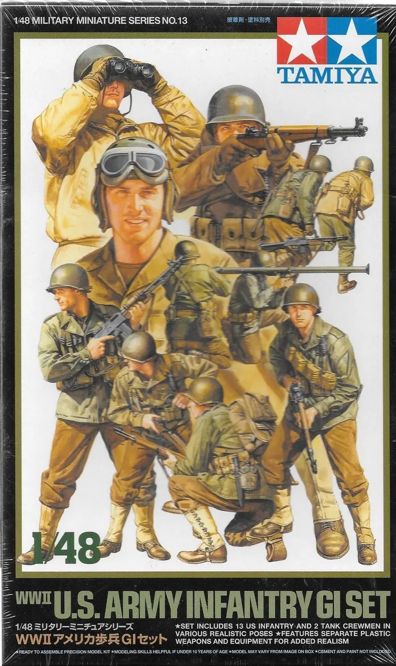 1/48 Wwii Us Army Infantry Gi Set 1