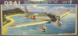 1/72 D3-A1 Aichi Type 99 Model 11 "Val" Japanese Naval Carrier Dive-Bomber 1