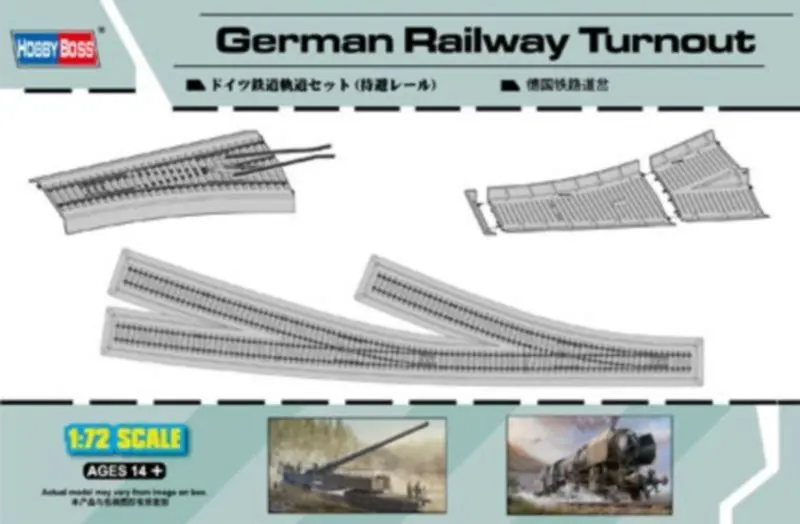 1/72 German Railway Turnout 1