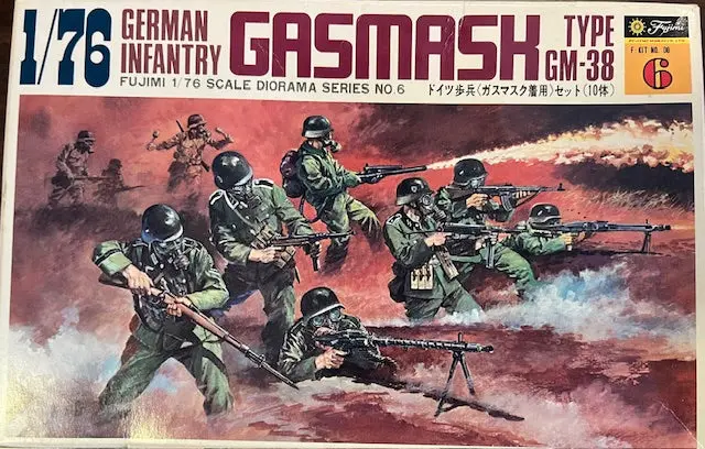 1/76 Scale- German Infantry Gasmash Type Gm-38 1