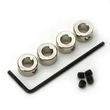 1/8" Plated Brass Dura Collars W/Wrench 1