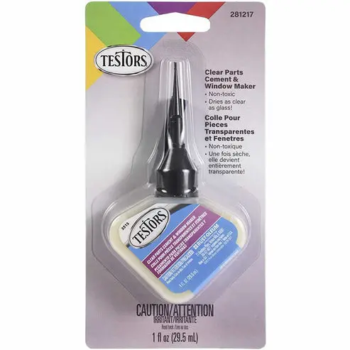 1 Oz. Clear Parts Cement (Grey Carded) 1