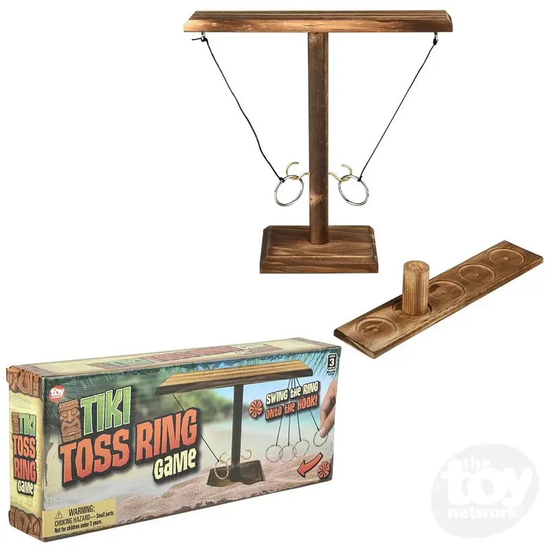10" Tiki Toss Wooden Tabletop Game 1