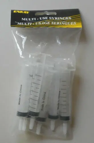 10Ml Small Multi-Use Straight Tip Syringes (6) 1