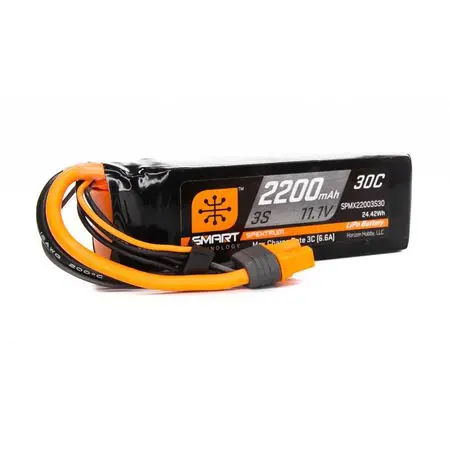 11.1V 2200Mah 3S 30C Smart Lipo Battery: Ic3 1