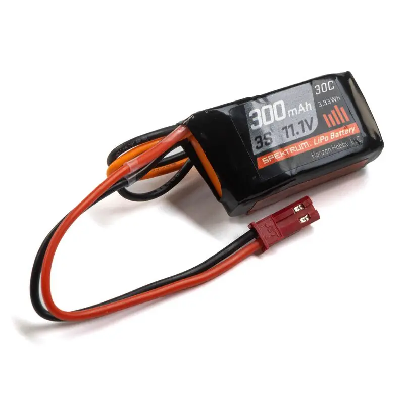 11.1V 300Mah 3S 30C Lipo Battery: Jst 1