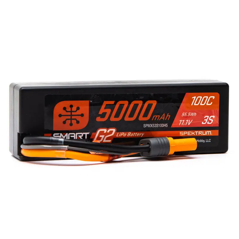 11.1V 5000Mah 3S 100C Smart G2 Hardcase Lipo Battery: Ic5 1