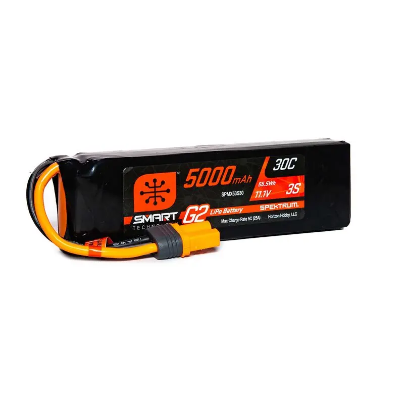 11.1V 5000Mah 3S 30C Smart G2 Lipo Battery: Ic5 1