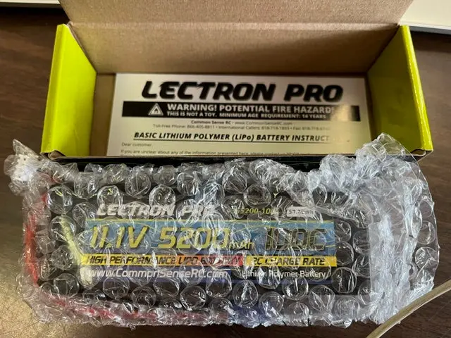 11.1V 5200Mah 100C Lipo Battery With Ec3 Connector 1