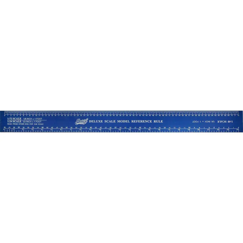 12" Aluminum Blue Ruler 1