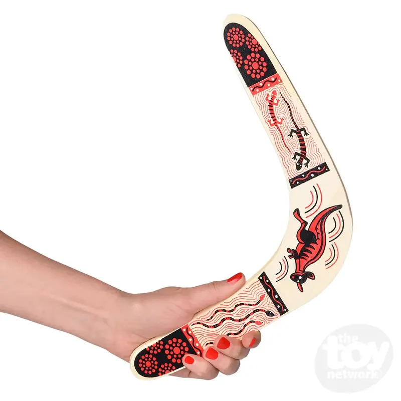 14.5" Wooden Boomerang 1