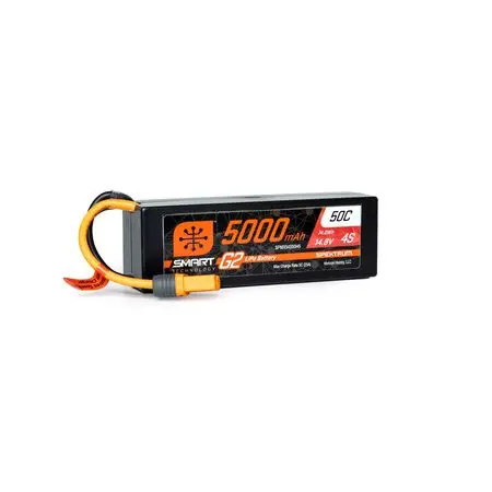 14.8V 5000Mah 4S 50C Smart G2 Hardcase Lipo Battery: Ic5 1
