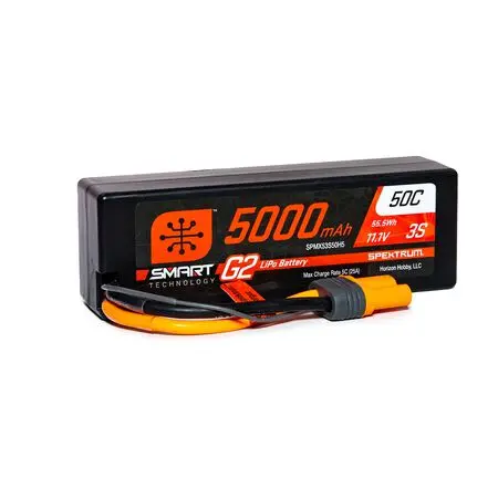 14.8V 5000Mah 4S 50C Smart Hardcase Lipo Battery: Ic5 1