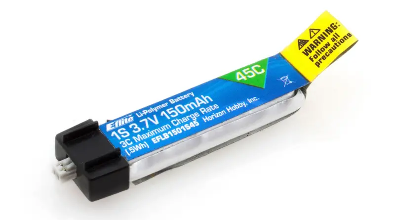 150Mah 1S 3.7V 45C Lipo Battery 1