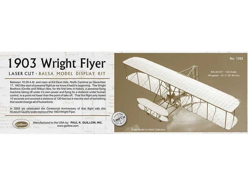 1903 Wright Flyer 1/20 1