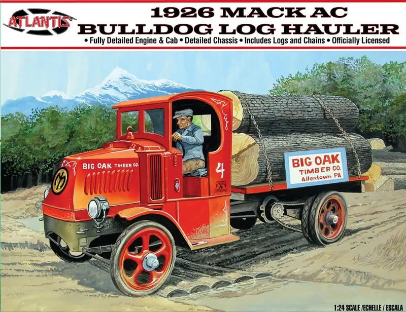 1926 Mack Ac Bulldog Log Hauler- 1/24 Scale 1
