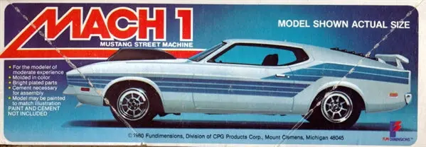 1980 Ford Mustang Mach 1 Street Machine (1/25) Mpc 1