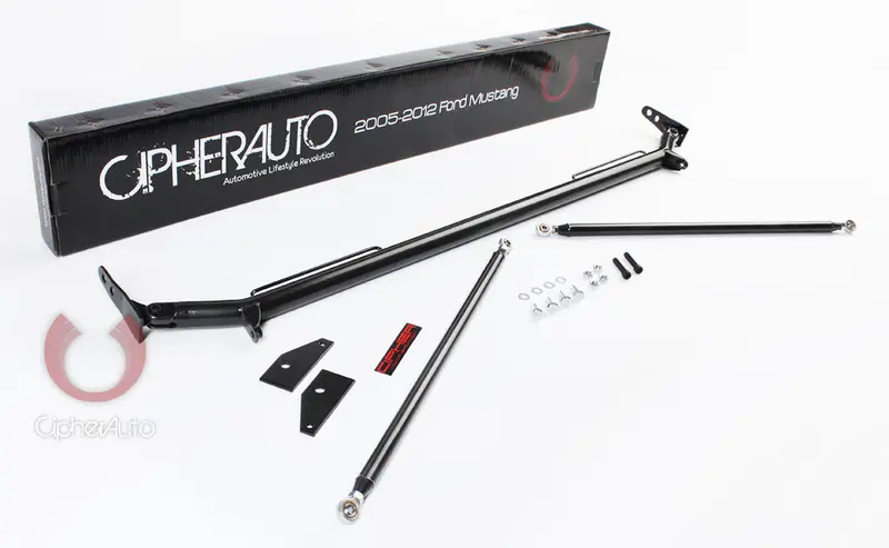 1994-2004 Ford Mustang Cipher Racing Black Harness Bar 1