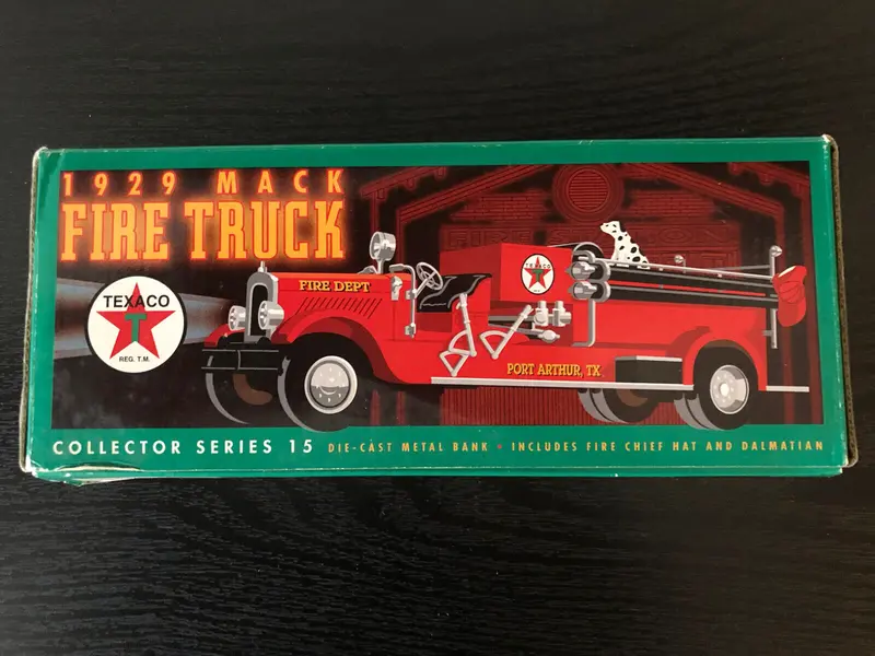 1998 Texaco 1929 Mack Fire Truck  (Piggy Bank) 1