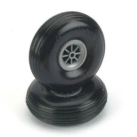 2-1/4" Treaded Lightweight Wheels 1