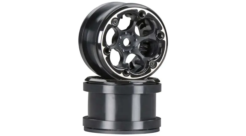 2.2 8-Hole Beadlock Black (2) Xr10 1