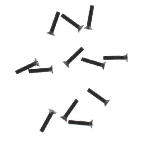 2.5X12mm Countersunk Hex Machine Thread Screws (12Pcs) 1