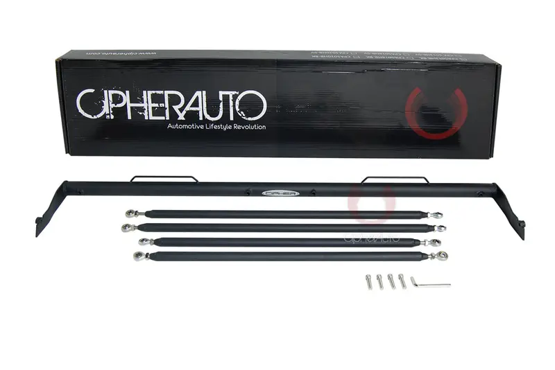 2009-2015 Cts 4-Door Sedan Cipher Racing Black Coating Harness Bar 1