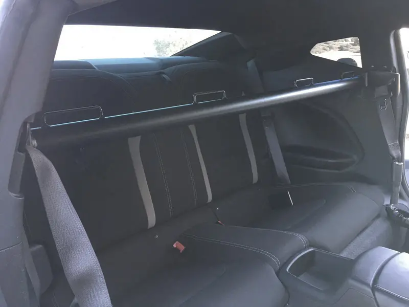 2016 + Chevy Camaro Cipher Racing Black Powdercoated Custom Harness Bar 1