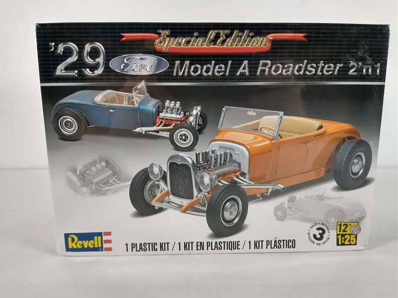 '29 Ford Model A Roadster 2 In 1 -1/25 Scale 1
