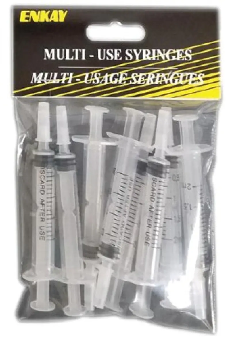 2Ml Multi-Use Straight Tip Syringes (8) 1