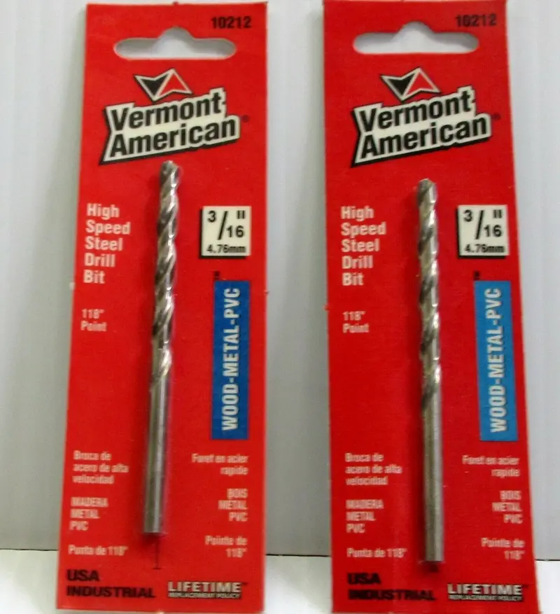 3/16" High Speed Steel Drill Bit 1