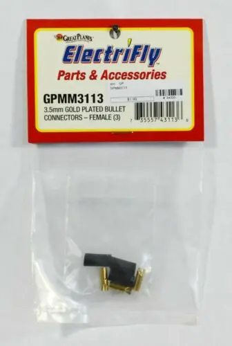 3.5Mm Gold Plated Bulliet Connectors Female 1
