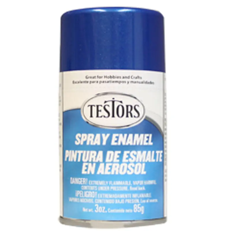 3 Oz Testors Artic Metallic Blue 1