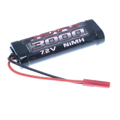 3000 Ni-Mh Battery - 7.2V With Banana 4.0 Connector 1