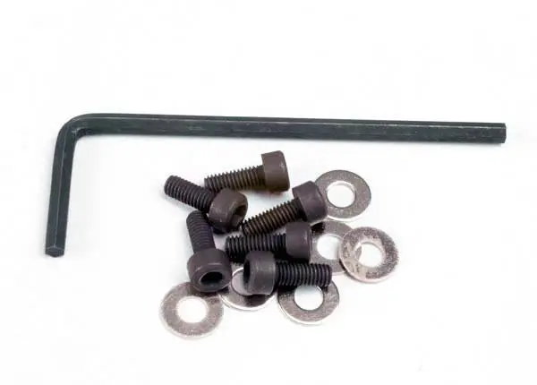 3X8 Hex Cap Screws (6) W/Washers And Wrench 1