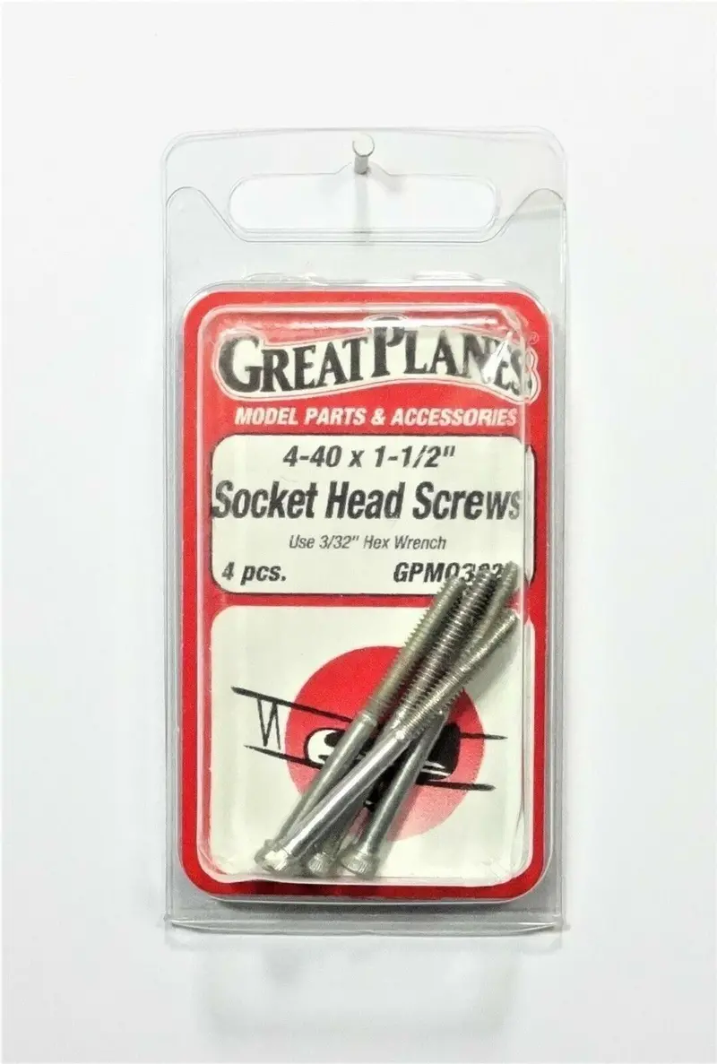 4-40X1-1/2" Socket Head Screws 1