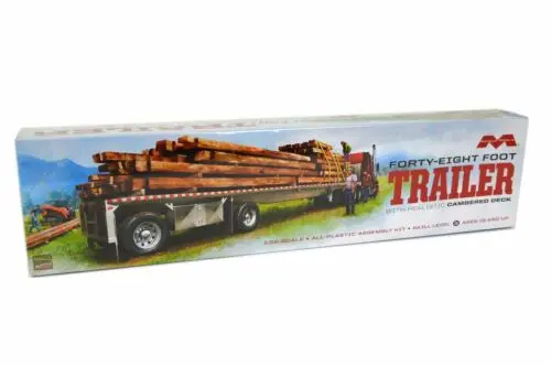 48' Flatbed Trailer W/Cambered Deck 1/25 1