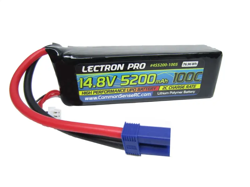 4S 5200 100C Lectron Pro Lipo Battery 1