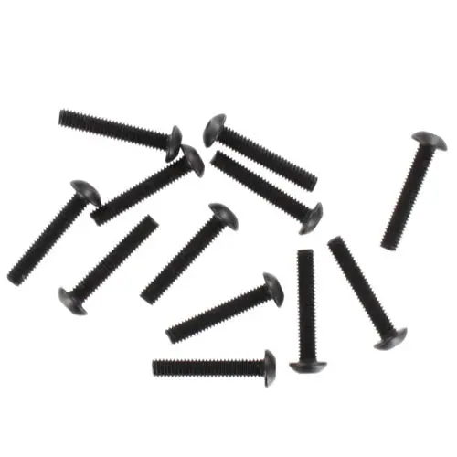 4X22mm Button Head Hex Machine Thread Screws (12Pcs) 1