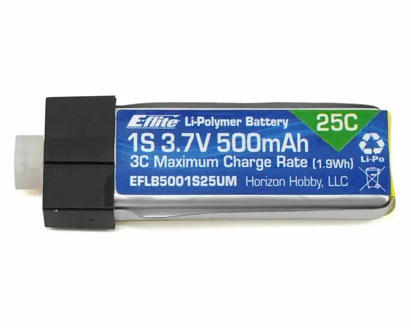500 Mah 1 3.7V 25C Lipo  Part Number 1