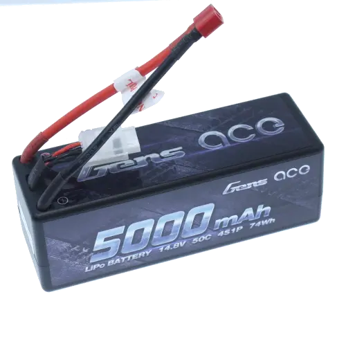 5000Mah 14.8V 50C 4S Lipo Battery, Deans 1