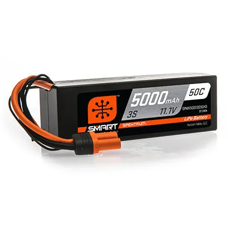 5000Mah 3S 11.1V 50C Smart Lipo Hardcase; Ic3 1